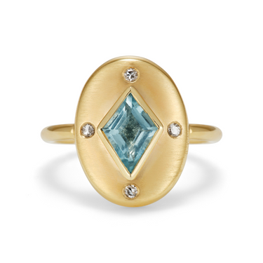 Blue Compass Pebble