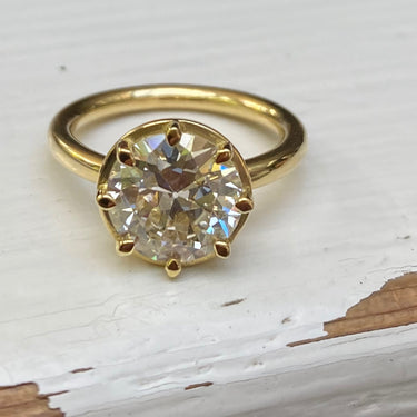 The Old Cut Eight Claw Diamond Ring