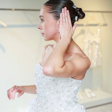 Old Cut Almond Claw Diamond Ring