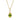 The Tourmaline Charm on a Fine Gold Chain