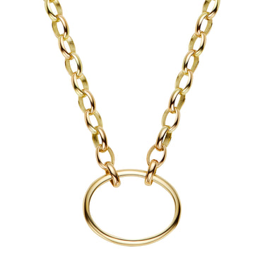 The Solid Gold Belcher Charm Chain