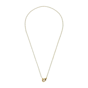 The Seed Pearl and 18 Carat Gold Charm Necklace