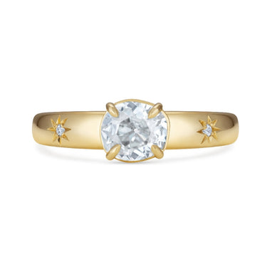 Old Cut Four Claw Diamond Ring