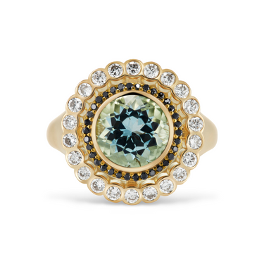 The Aqua and Diamond Satellite Ring