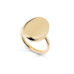 The Solid Gold Oval Ring