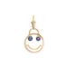 The Sapphire Smiley Charm